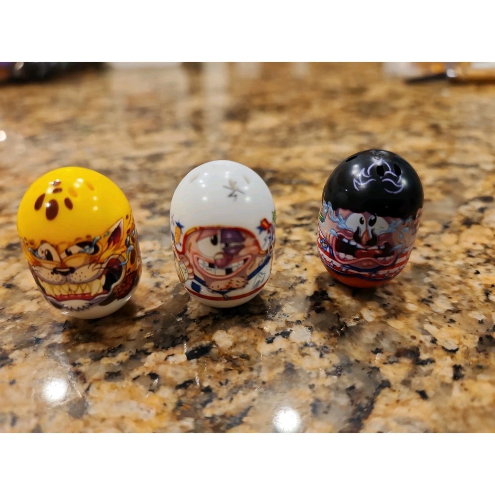 Speedy Cheetah, Twisted Acrobat and Fearless Stuntman Mighty Beanz